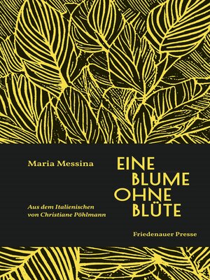 cover image of Eine Blume ohne Blüte